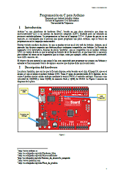 Programación en C para Arduino