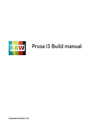 Prusa i3 Build Manual (Ingles)