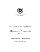 Manual "Fundamentos de programación con el lenguaje de programación C++"